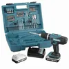 Image de Perceuse visseuse à percussion - MAKITA - HP488DAEX1 - 18 V - 42 Nm - 2x2Ah + coffret 74 pièces