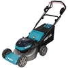 Image de Tondeuse À Gazon Batterie Tondeuse À Gazon Poussée Makita Avec Bac De Ramassage 62l Lm001gz