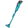 Image de Makita Dcl284fz Aspirateur Balai Et Balai Électrique Aspirateur-balai 2 En 1 Batterie Sec Tissu Sans Sac Noir, Turquoise
