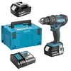Image de Perceuse visseuse à percussion MAKITA DHP482RTJ - 2 batteries 18 V 5 Ah Li-ion - Coffret Makpac