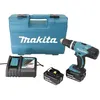 Image de Perceuse à percussion 18V LXT (2x30 Ah) avec 74 accessoires - MAKITA DHP453RFX4