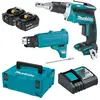 Image de Visseuse automatique à placo makita dfs452tjx2 18v li-ion (2x5ah) à vis en bande (5 x 25 à 55 mm) DFS452TJX2