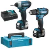 Image de Ensemble de 2 machines 12 V BL1040B (DF333D + TD110D) - MAKITA - avec 2 batteries 12V 4.0Ah - chargeur - MakPac - CLX224SMJ