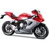 Image de Moto miniature - Collection - Modèle Aléatoire - 1/12e - Rouge - Pour Enfant