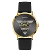 Image de Montre Femme - Guess - Idol - Acier Doré - Silicone Noir - Étanchéité 30m