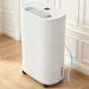 Image de Déshumidificateur dAir Électrique 30L/Jour - 50m² - 450W - Réservoir 6.5L Déshumidification/Séchage/Ventilation Salon/Cave Blanc