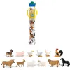 Image de Figurines Animaux de la ferme - SAFARI - Tube de 12 - Pour enfant de 3 ans et plus