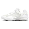 Image de Chaussures de padel femme Wilson Hurakn Pro V2 - white/white/silver