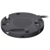 Image de Hub Microphone Rally Base Rond Plastique Mat Gris Anthracite Ø102mm Logitech