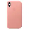 Image de Apple Étui Folio En Cuir Pour Iphone X Rose Poudré