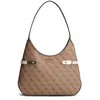 Image de GUESS Zadie Logo Hobo Latte / Black [173800] - sac à épaule sacoche