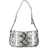 Image de GUESS Sac à épaule bandoulière kaki noir pour femme - Abey Hobo Sage Python 177892