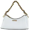 Image de GUESS Geva Three Compartment Shoulder Bag White Logo [225912] - sac à épaule sacoche