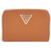 Image de GUESS Porte-monnaie brun clair pour femme - Laurel SLG Medium Zip Around Wallet Cognac 290543