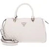 Image de Sac à épaule bandoulière - GUESS - Eco Rainee Satchel - Beige - 33x22x8 cm - 100% polyuréthane