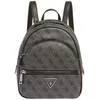 Image de GUESS Sac à dos de loisirs gris foncé noir pour femme - Manhattan II Backpack Coal Logo 310941