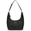 Image de GUESS Sac à épaule noir pour femme - Phoebe Hobo Shoulder Bag Black Logo 311541