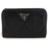 Image de GUESS Porte-monnaie noir pour femme - Aldina SLG Medium Zip Around Wallet M 312812
