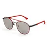 Image de Lunettes de soleil - Police - SPL-717 - Rouge mat - Gris dégradé - UV 3