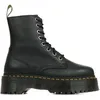 Image de Boots Dr Martens Jadon III - Femme - Noir - Cuir - Compensé - Fermeture éclair