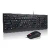 Image de Lenovo 4x30l79921 Clavier Souris Incluse Universel Usb Qwerty Anglais Britannique Noir