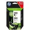 Image de HP 302 Combo Pack - pack de 2 - noir, couleur (cyan, magenta, jaune) - originale - cartouche d'encre