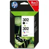 Image de Pack de cartouches d'encre HP 302 Noir + 3 couleurs authentiques HP