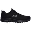 Image de Baskets - SKECHERS - Graceful Get Connected - Femme - Noir - Talon Plat - Textile