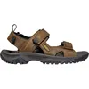 Image de Sandales KEEN Targhee III Ope en cuir marron pour homme - Boucle de serrage - Basse