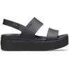 Image de Sandales Crocs Brooklyn Low Wedge noir femme - 39-40
