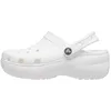 Image de Sandales à Enfiler Crocs Classic Platform Clog - Blanc