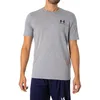 Image de T-shirt de running - UNDER ARMOUR - Sportstyle - Charged Cotton - Gris - Manches courtes
