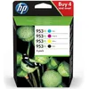 Image de HP 953XL Pack de 4 cartouches noire cyan jaune et magenta grande capacité authentiques (3HZ52AE)