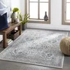 Image de LIVABLISS Tapis de Salon à Poils Courts Doux Vintage Oriental CAMILLA 200x275cm Bleu