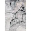 Image de Lyna - Tapis Abstrait, Gris, Bleu Et Noir - 200x274cm
