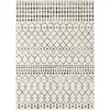 Image de Leonor - Tapis Berbère, Gris Moyen Et Blanc - 152x213cm