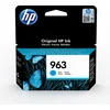 Image de Cartouche d'encre HP 963 Cyan authentique HP
