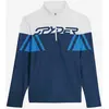 Image de Polaire Spyder Podium Half Zip bleu foncé blanc - S