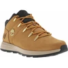 Image de Timberland - Bottines Timberland En Cuir Nubuck Miel Et à Lacets Ronds - Miel 40