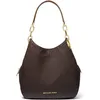Image de Sac à bandoulière - MICHAEL KORS - Lillie Grand - Cuir marron - Mixte - Fermeture zippée