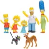 Image de Figurines Articulées - DISNEY - Famille Simpson - 7 Personnages - Durables - Sécurisées