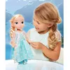 Image de REINE DES NEIGES Poupée Elsa robe deluxe - 38 cm