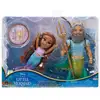 Image de Poupee Ariel + Triton La Petite Sirene De Disney, 15 Cm