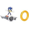 Image de Sonic the Hedgehog Véhicule RC de vitesse comprend une figurine sonique articulée de 15 cm un skateboard RC et un contrôleur