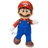 Image de Peluche - JAKKS PACIFIC - Super Mario Bros. le film - Mario 30 cm - Rouge et bleu - Piles