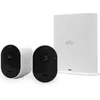 Image de Arlo Pro 3 - Pack de 2 caméras de surveillance Wifi sans fil - Blanc - 2K - Eclairage spotlight intégré - Champ de vision à 160°