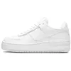 Image de Baskets Nike Wmns Air Force 1 Shadow CI0919-100 - Femme - Blanc - NIKE - Lacets - Cuir - Plat