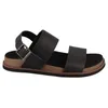 Image de Sandale plate - TIMBERLAND AMALFI VIBES 2 BAND - Noir - Cuir - Talon plat