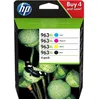 Image de HP 963XL Pack de 4 cartouches dencre noire cyan jaune et magenta grande capacité authentiques (3YP35AE)