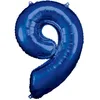 Image de Ballon chiffre - Amscan - Numéro 9 - Aluminium - 63 x 86 cm - Hélium